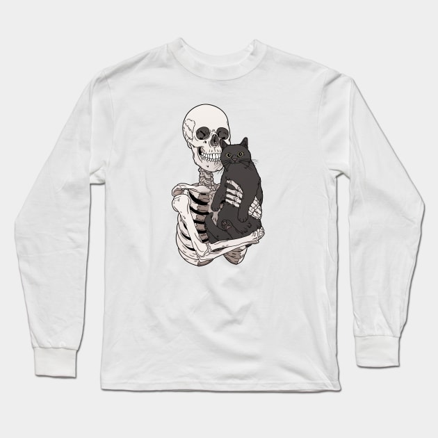 Me & my cat Long Sleeve T-Shirt by tiina menzel